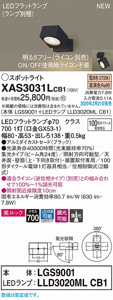 XAS3031LCB1 pi\jbN X|bgCg ubN LED dF  W