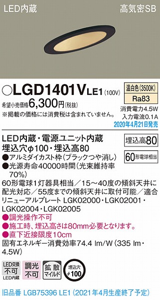 LGD1401VLE1 pi\jbN XΓVp_ECg ubN LEDiFj gU (LGB75396LE1 pi)