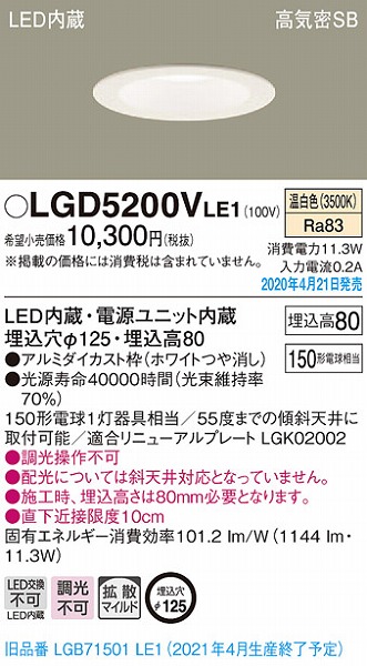 LGD5200VLE1 pi\jbN _ECg zCg LEDiFj gU (LGB71501LE1 pi)