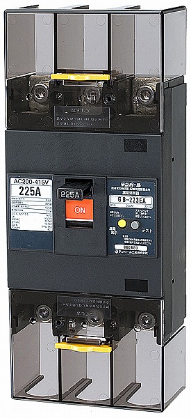 GB-223EA 225A テンパール 漏電遮断器 経済タイプ (223EA22W2)