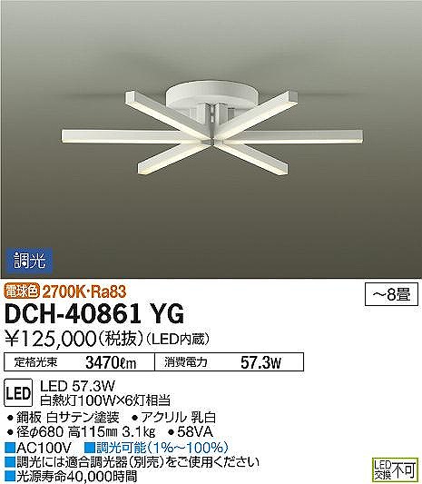 DCH-40861YG _CR[ VfA  LED dF  `8