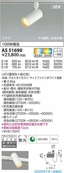 AS51690 RCY~ [pX|bgCg zCg LED Fؑ  U