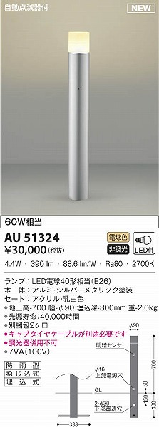 AU51324 RCY~ K[fCg Vo[ LEDidFj