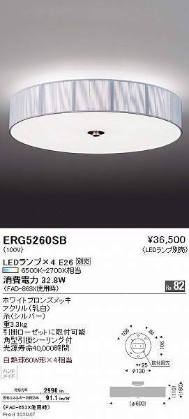 ERG5260SB Ɩ V[OCg Vo[ vʔ