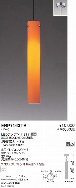 ERP7163TB | コネクトオンライン