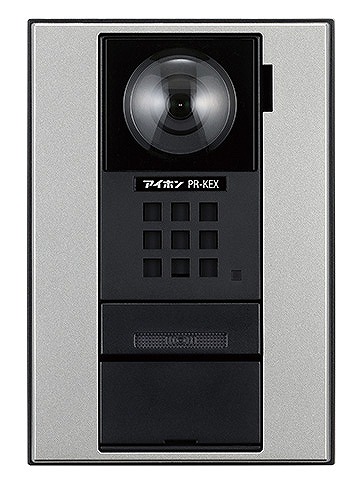 【在庫有 即納】 PR-KEX-NO アイホン 遠隔試験機能付 カメラ付玄関子機 能美防災（株）製対応