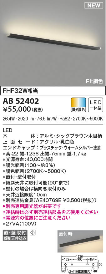 AB52402 RCY~ uPbgCg uE LED FitF  (AB45354L ֕i)