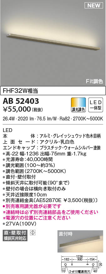 AB52403 RCY~ uPbgCg Ebh LED FitF  (AB45355L ގi)