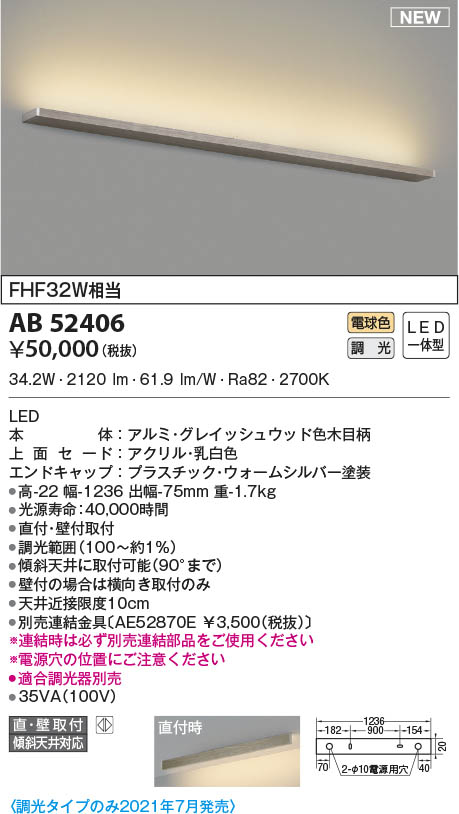 AB52406 RCY~ uPbgCg Ebh LED dF  (AB45343L ގi)