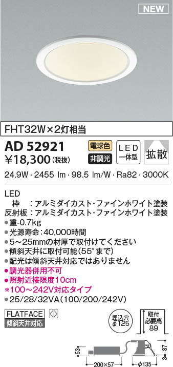 AD52921 RCY~ _ECg 125 LED(dF) gU