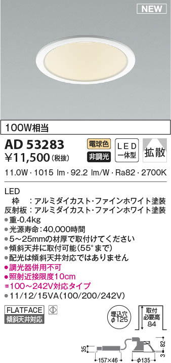 AD53283 RCY~ _ECg 125 LED(dF) gU