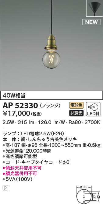 AP52330 RCY~ y_gCg LED(dF)
