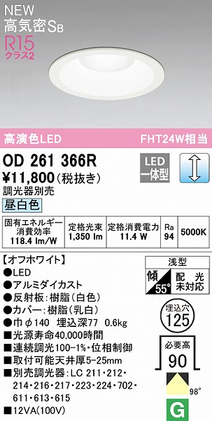 OD261366R I[fbN _ECg zCg 125 LED F  gU