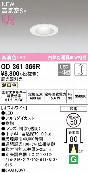 OD361366R I[fbN _ECg zCg 50 LED F  p