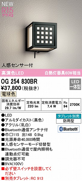 OG254830BR I[fbN |[`Cg ubN LED F  Bluetooth ZT[t