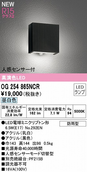 OG254865NCR I[fbN |[`Cg ubN LED F  ZT[t