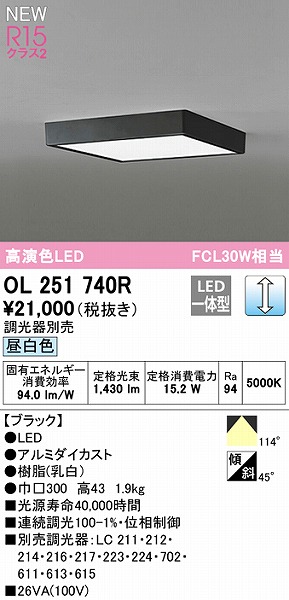 OL251740R I[fbN ^V[OCg ubN 300 LED F 