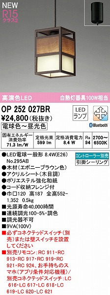 OP252027BR I[fbN ay_gCg LED F  Bluetooth