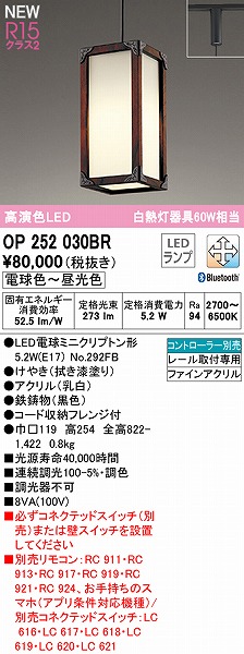 OP252030BR I[fbN [pay_gCg @ LED F  Bluetooth