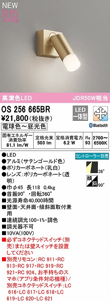 OS256665BR I[fbN X|bgCg S[h LED F  Bluetooth Lp