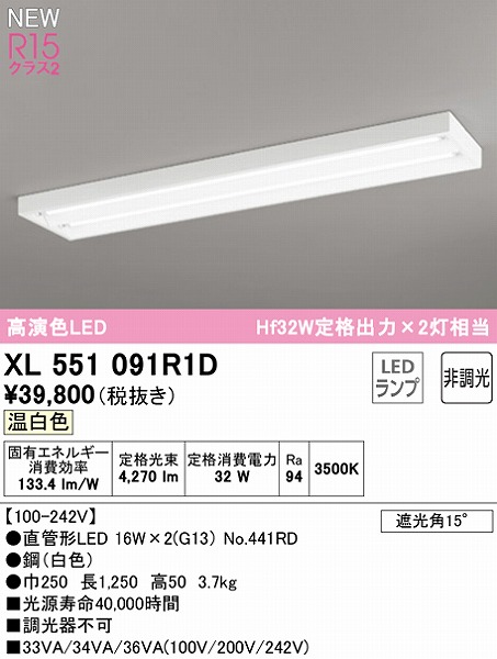 XL551091R1D I[fbN x[XCg 40` 2 LEDiFj