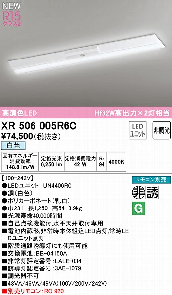 XR506005R6C I[fbN U px[XCg 40` txm^ 230 LEDiFj