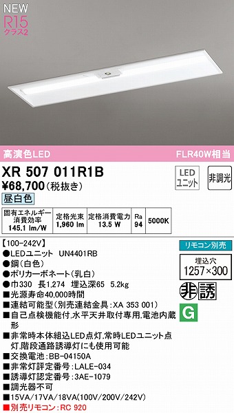 XR507011R1B I[fbN U px[XCg 40` ʊJ 300 LEDiFj