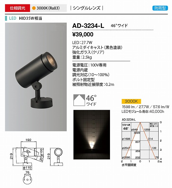 AD-3234-L RcƖ OX|bgCg  LED dF  Lp