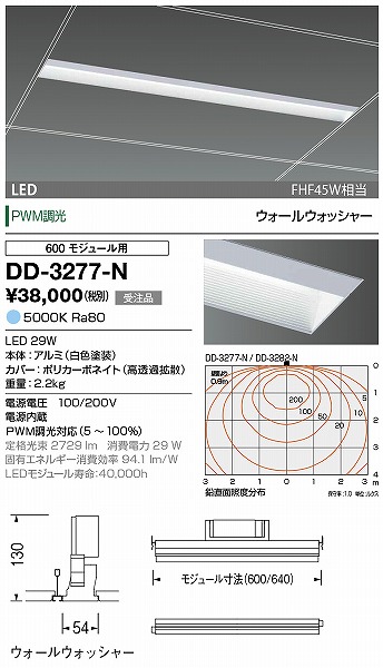 DD-3277-N RcƖ x[XCg F 600W[p LED F  EH[EHbV[