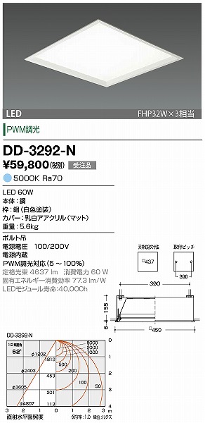 DD-3292-N RcƖ x[XCg F LED F 