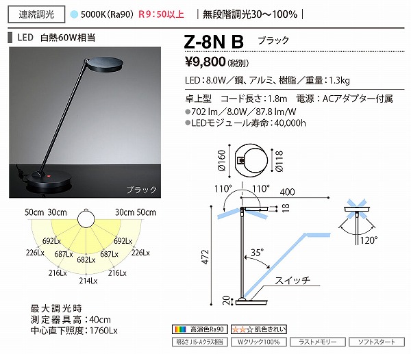 Z-8NB RcƖ [bgCg ubN LED F 