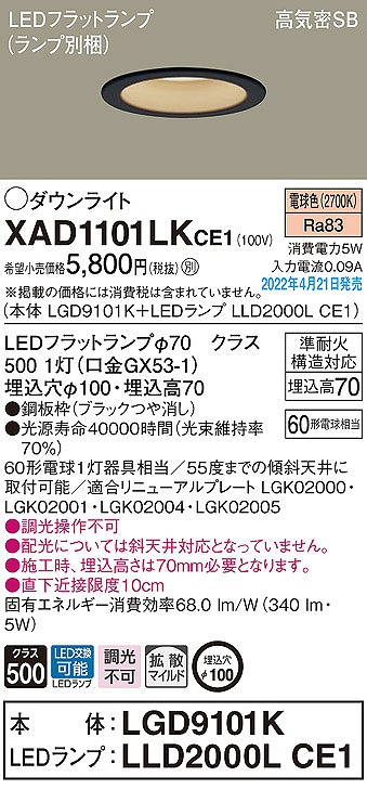 XAD1101LKCE1 pi\jbN _ECg ubN 100 LEDidFj gU