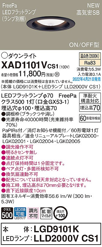 XAD1101VCS1 pi\jbN _ECg ubN 100 LEDiFj ZT[t gU