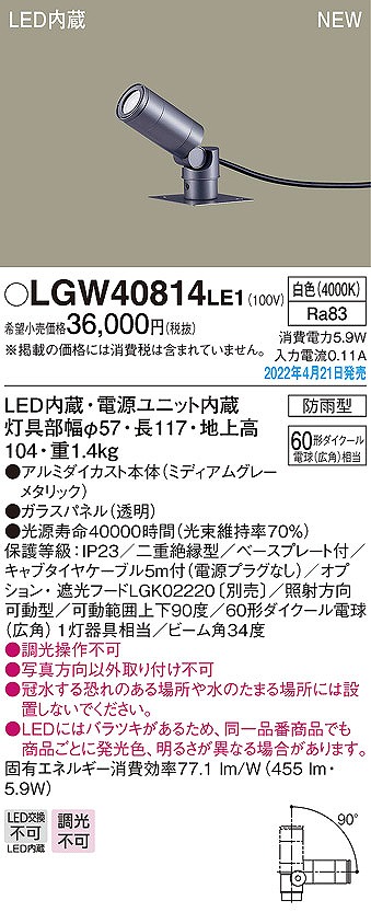 LGW40814LE1 pi\jbN OpX|bgCg tp LEDiFj
