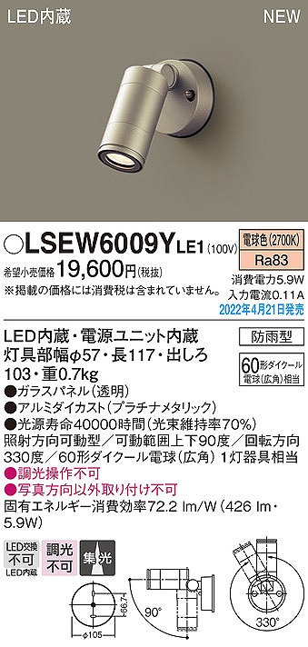 LSEW6009YLE1 pi\jbN OpX|bgCg LEDidFj