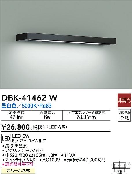 DBK-41462W _CR[ uPbgCg ubN W520 LED(F)