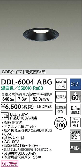 DDL-6004ABG _CR[ p_ECg ubN 100 LED F  gU