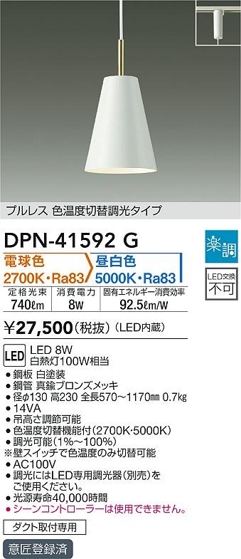 DPN-41592G _CR[ [py_gCg zCg LED Fؑ 