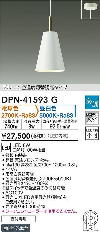 DPN-41593G _CR[ y_gCg zCg LED Fؑ 