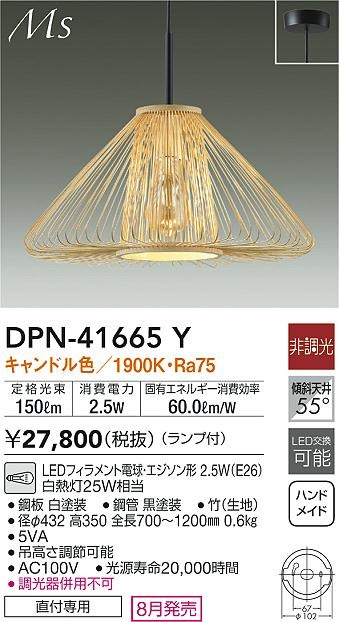 DPN-41665Y _CR[ ay_gCg |Z[h LED(dF)