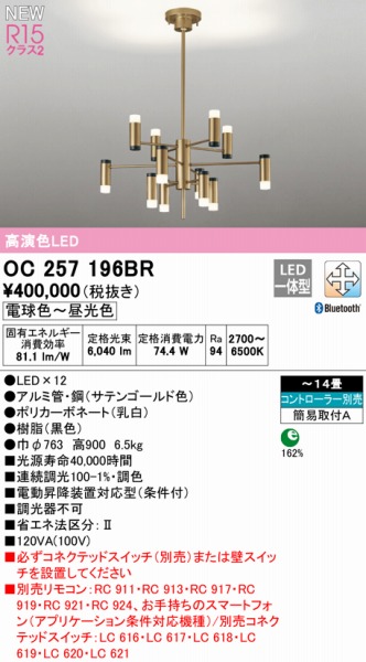 OC257196BR I[fbN VfA S[h 12 LED F  Bluetooth `14
