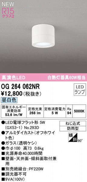 オーデリック ポーチライト OG254893NR - 1
