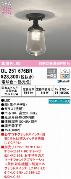 OL251676BR I[fbN ^V[OCg NA LED F  Bluetooth