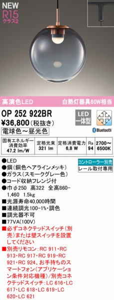 OP252922BR I[fbN [py_gCg O[ 250 LED F  Bluetooth