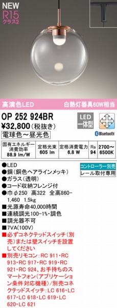 OP252924BR I[fbN [py_gCg NA 250 LED F  Bluetooth