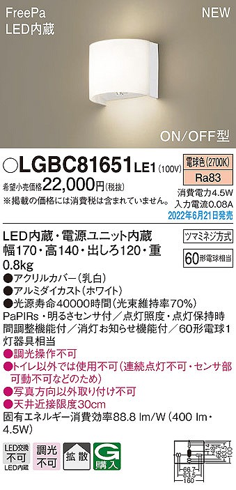 LGBC81651LE1 pi\jbN gCpuPbgCg zCg LED(dF) ZT[t gU
