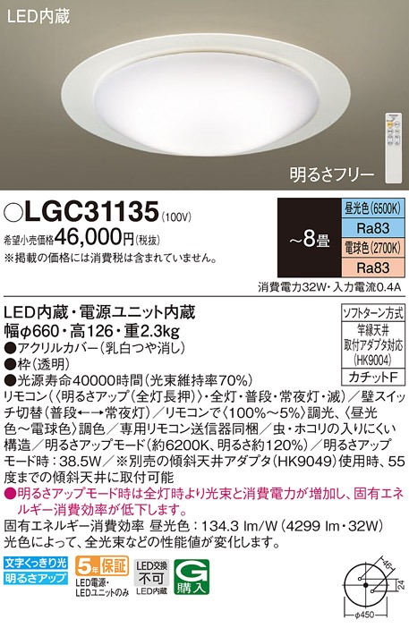 LGC31135 pi\jbN V[OCg LED F  `8 (LGBZ1549 pi)