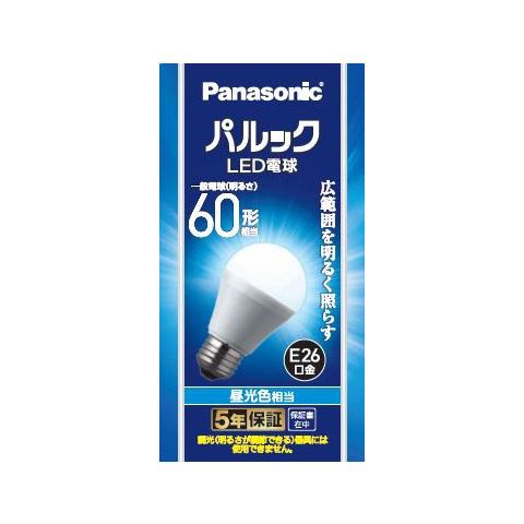 LDA7D-G/K6 パナソニック LED電球 昼白色 広配光 (E26)