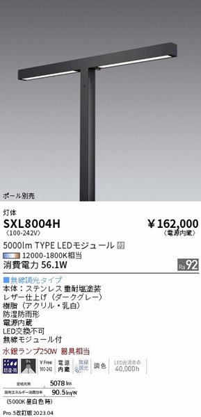 SXL8004H Ɩ Xp|[ 2p LED SyncaF Fit