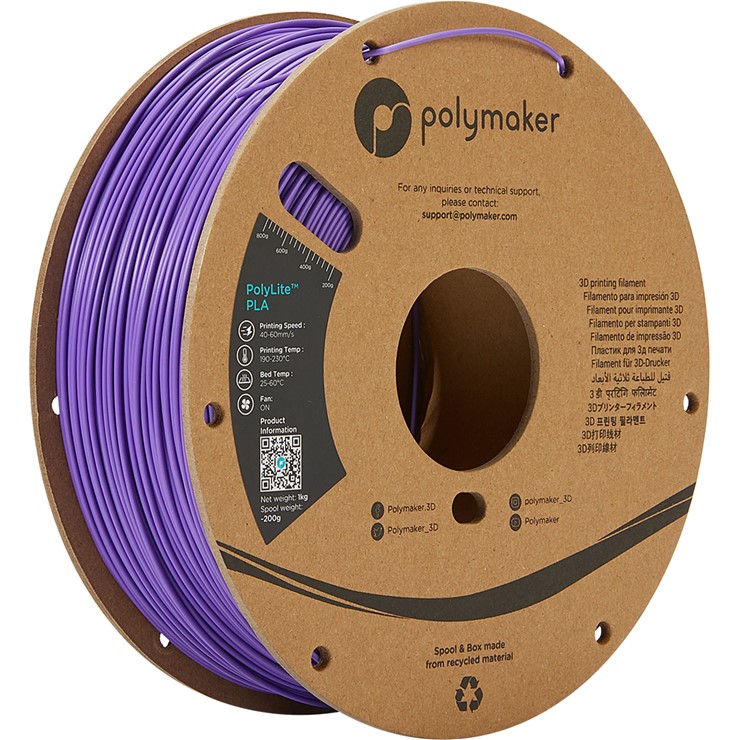 y[J[z Polymaker 3Dv^[ptBg PolyLite PLA a1.75mm 1000g p[v PA02009